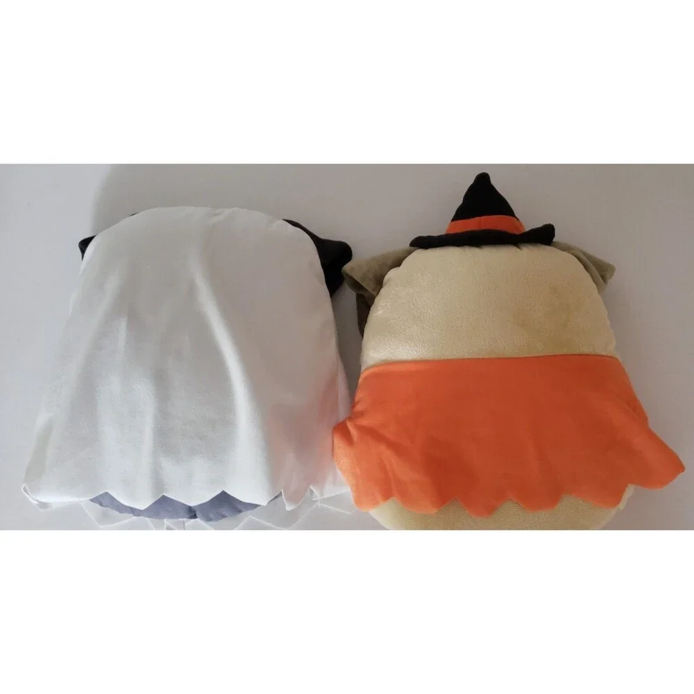 2 Target Bullseye Playground Halloween Dog Ghost & Witch Plush Pillows Set 2024